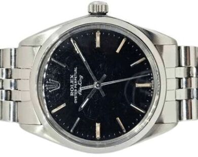 Rolex Air King 5500 Black dial (1980)