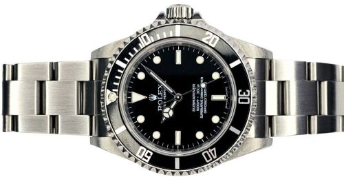 Rolex Submariner 14060M 4 Line Engraved Rehaut