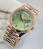 Rolex Day-Date 40 Olive Dial Rose Gold 228235 (2023) - 4