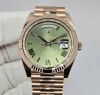 Rolex Day-Date 40 Olive Dial Rose Gold 228235 (2023) - 5