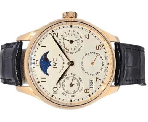 IWC Portuguese Perpetual Calendar IW502306 Serviced by IWC