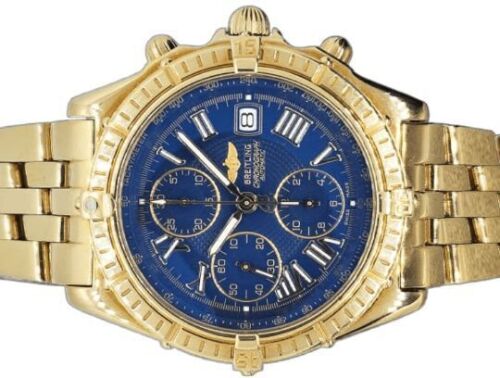 Breitling Crosswind 43, 18K Yellow Gold