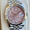 Rolex Datejust 36 Pink Diamond Dial 2020 Box and Papers - 2