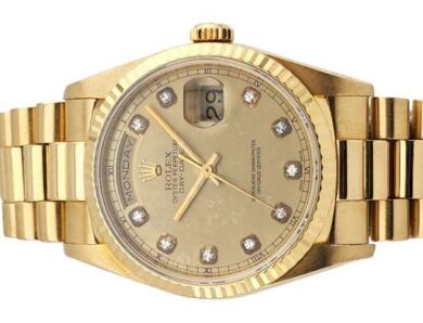 Rolex 18238G Day Date President 36mm 1995 W Serial Box & Papers