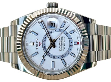 Rolex Sky-Dweller White Ref 326934 2022 Box and Papers