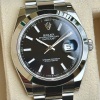 Rolex Datejust 41 Black Ref 126300 2021 Box and Papers - 2