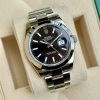 Rolex Datejust 41 Black Ref 126300 2021 Box and Papers - 5