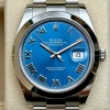 Rolex Datejust 41 Azzurro Blue Ref 126300 2021 Box and Papers - 3