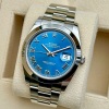 Rolex Datejust 41 Azzurro Blue Ref 126300 2021 Box and Papers - 6