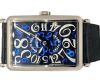 Franck Muller Crazy Hours Blue Long Island 18k White Gold 1200CH