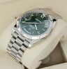 Rolex Day Date White Gold Olive Dial 2021 - 4