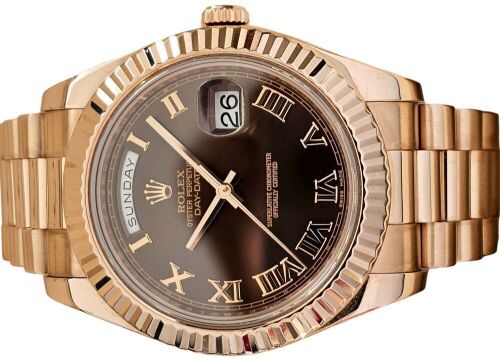 Rolex Day Date II 218235 Brown Dial