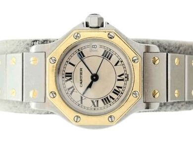 Cartier Santos Ronde Octagon Two-Tone Ladies