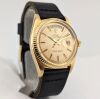 Rolex 1803 Day Date 18k Yellow Gold Linen Sigma Dial 36mm 1972 Serviced - 4