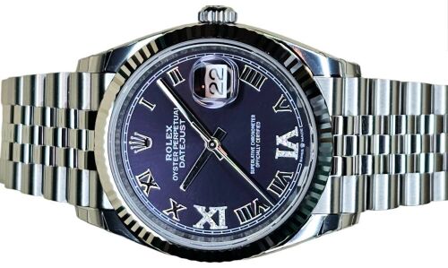 Rolex Datejust 36 126234 Aubergine Dial 2024 New