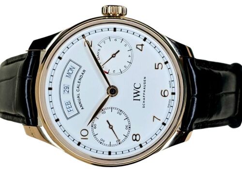 IWC Portuguese Annual Calendar 18k Gold