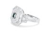 Retailer Liquidation with Valuation of $18,510 18k white gold ring set with a 0.35ct blue diamond surrounded by a total of 2.12cts of F/VS diamonds - 3