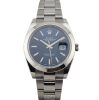 Rolex 126300 Datejust 41 Blue Baton 41mm 2018 Box & Papers - 2