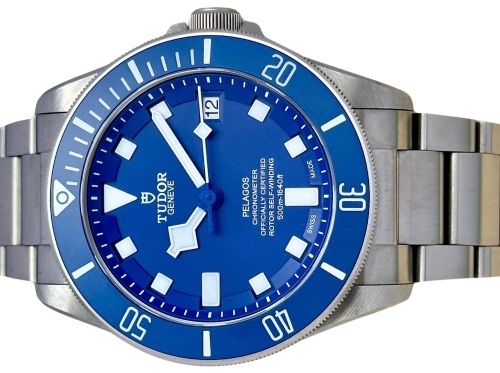 Tudor Pelagos Blue Titanium 2021 Box and Papers