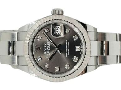 Rolex Lady-Datejust 28 Rhodium Diamond Dial 279174 (2017)