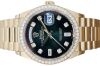 Rolex Day Date 36 128348RBR Green Ombre Diamond Dial