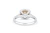 Retailer Liquidation with Valuation of $42,500 18k gold ring set with a centre cushion cut 0.194ct natural FIPP diamond - 4