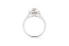 Retailer Liquidation with Valuation of $42,500 18k gold ring set with a centre cushion cut 0.194ct natural FIPP diamond - 5