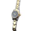 Rolex 67243 Oyster Perpetual Two Tone Black Crosshair Dial 24mm 1996 T Serial - 4