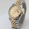 Rolex 16233G Datejust Two Tone Diamond Dial 36mm 1989 L Serial - 4