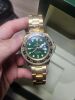 Rolex 116718LN GMT Master II Green Dial 18k Yellow Gold 40mm 2006 Box & Papers - 4