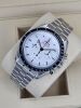 Omega Speedmaster Moonwatch 2024 White Dial Sapphire Caseback - 4