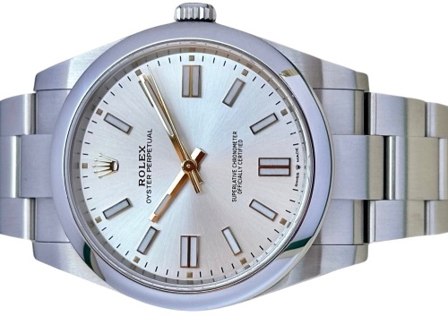 Rolex Oyster Perpetual 41 Silver Ref 124300 2020