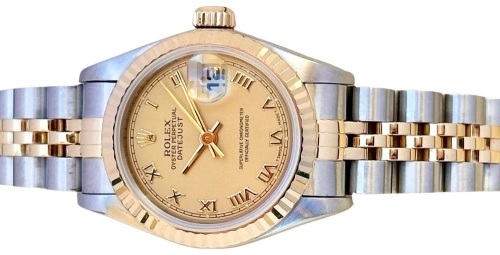 Rolex Lady-Datejust 26 Champagne Romans Ref 69173 1995