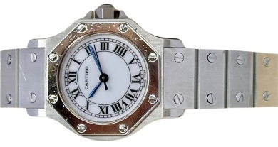 Cartier Santos Octagon Automatic Steel 2024 Cartier Service