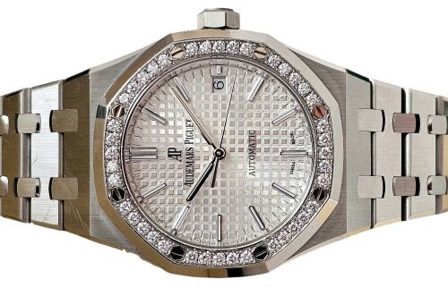 Audemars Piguet Royal Oak 15450ST 37mm Diamond Bezel