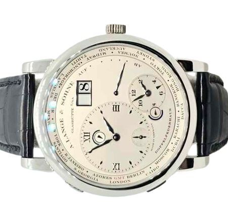 A. Lange & Sohne Lange 1 Time Zone Platinum 116.025 GST INC