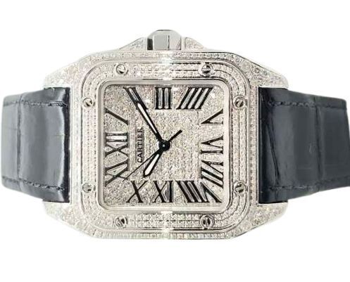 Cartier Santos 100 Medium Automatic 2878 GST INC