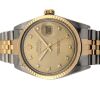 Rolex 16013 Datejust Two Tone Diamond Dial 36mm Box & Papers