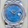 Rolex Datejust 41 Azzurro Blue Ref 126334 2021 - 3