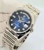 Rolex Day-Date 36 Blue Ombr Diamond Dial 128239 (2020) GST INC - 3