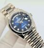 Rolex Day-Date 36 Blue Ombr Diamond Dial 128239 (2020) GST INC - 5