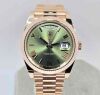 Rolex Day-Date 40 Olive Dial Rose Gold 228235 (2023) GST INC - 2