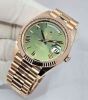 Rolex Day-Date 40 Olive Dial Rose Gold 228235 (2023) GST INC - 3