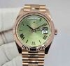 Rolex Day-Date 40 Olive Dial Rose Gold 228235 (2023) GST INC - 4