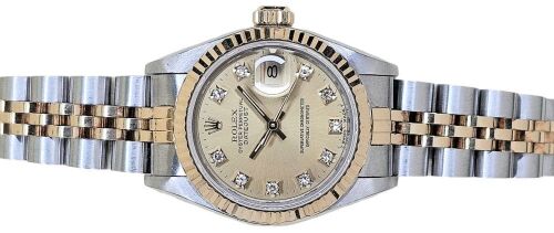 Rolex Lady-Datejust 26mm Diamond Dial 69173G (1990)