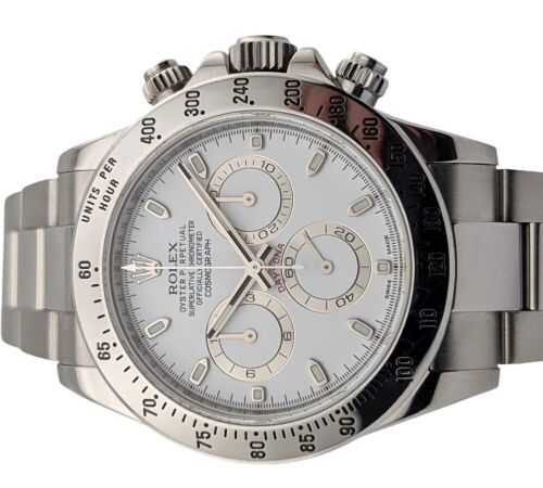 Rolex 116520 Daytona White APH Dial 40mm 2014 Box & Papers