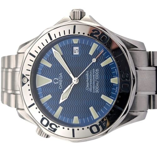 Omega 2255.80 Seamaster Diver 300 M Electric Blue Automatic 41mm 2006