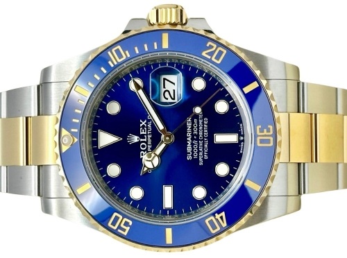 Rolex Submariner Date Bluesy 18K Yellow Gold Two Tone 2023