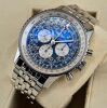 Breitling Navitimer Cosmonaute Blue Dial - 4