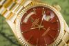 Rolex Day-Date President 1803 1976 Oxblood Stella Dial 18K Yellow Gold Rare Fully Serviced Full Set - 4